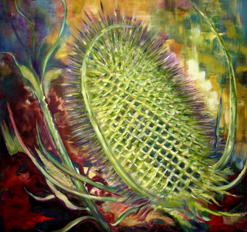 Distel AW .. - 80 x 80 cm 