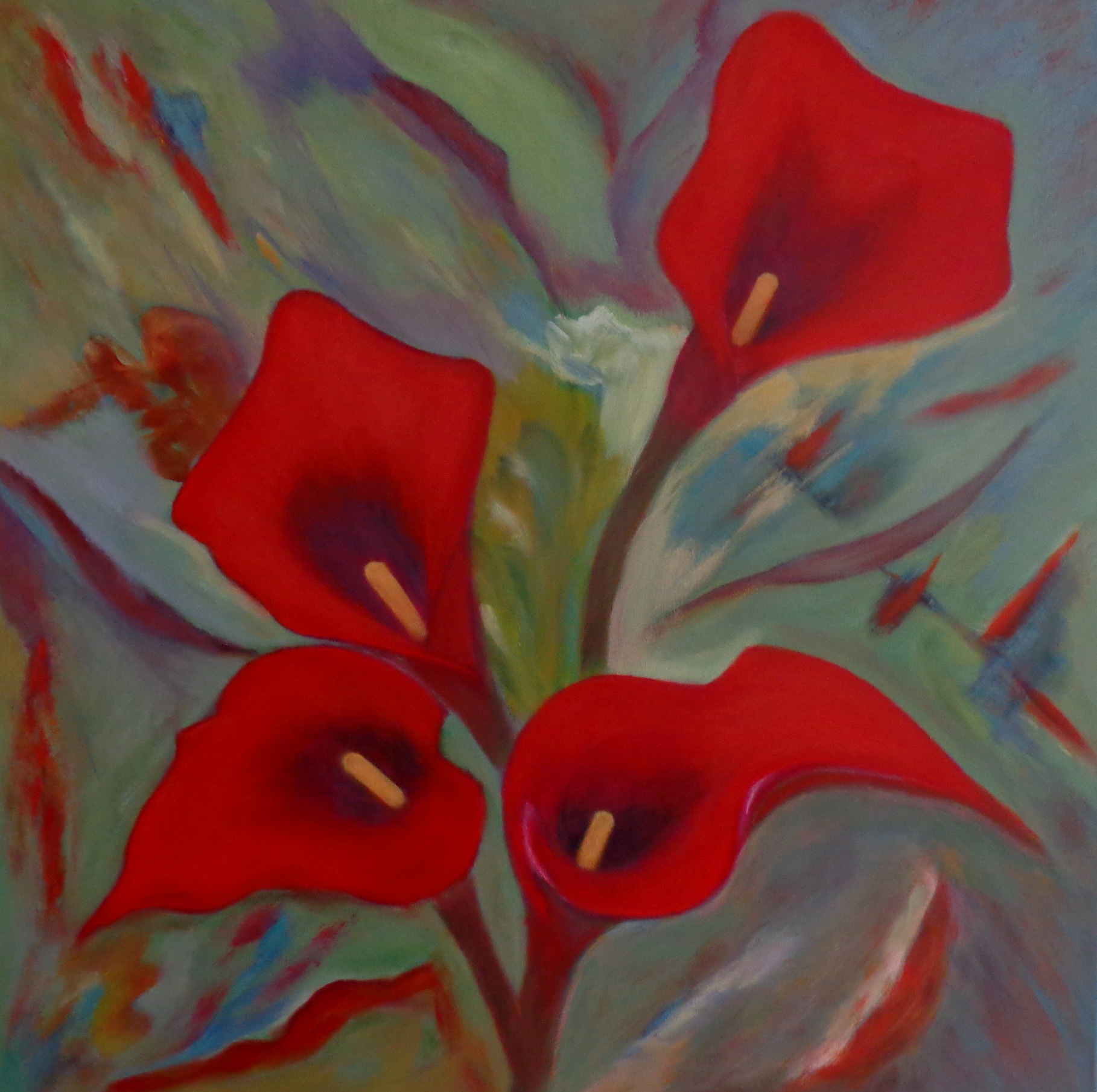 Zanteseschia AW .. - 80 x 80 cm