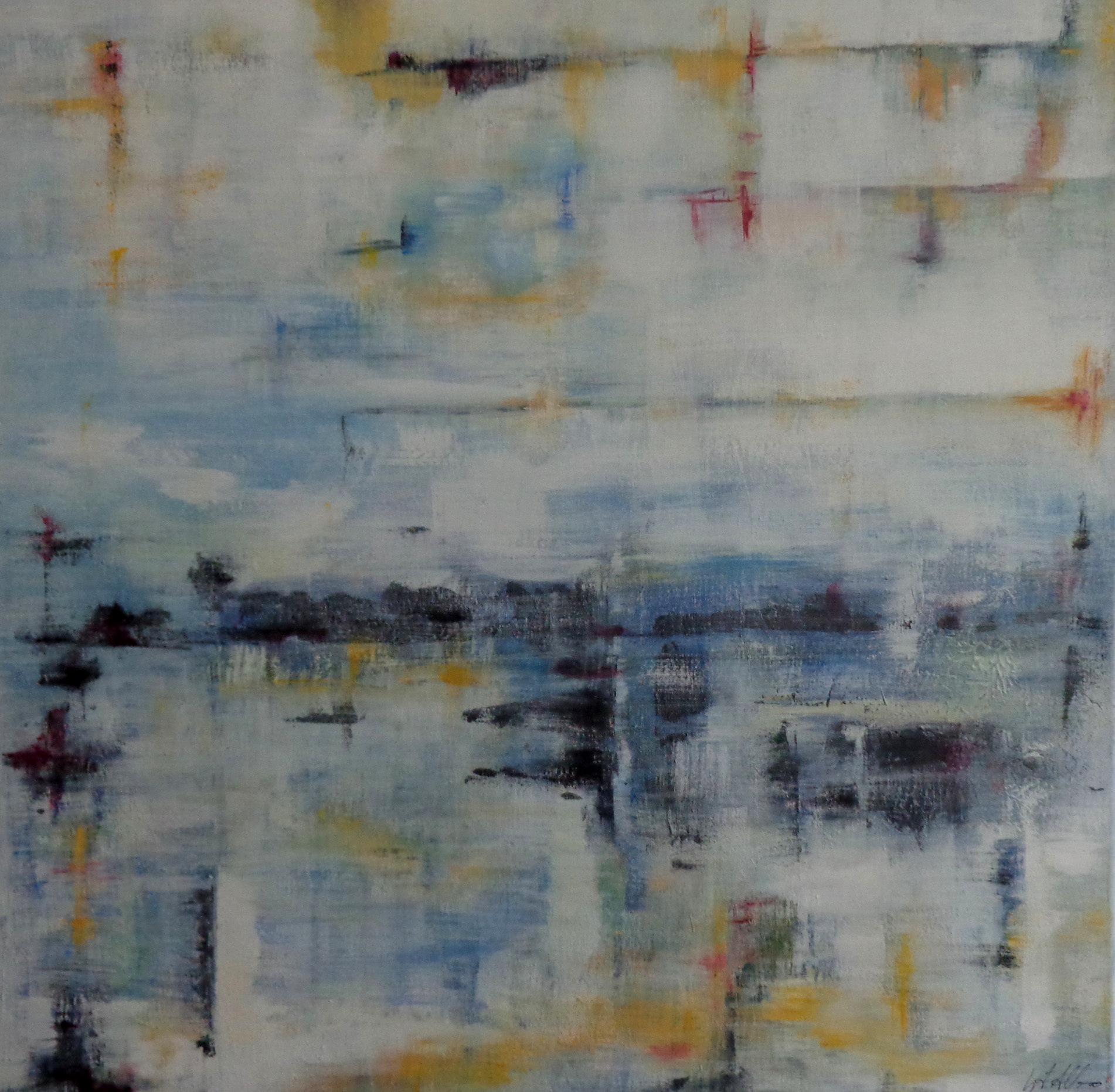 Luchtspiegeling AW82 - 80 x 80 cm 