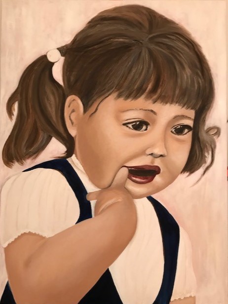 Peggy  -  Olieverf portret 