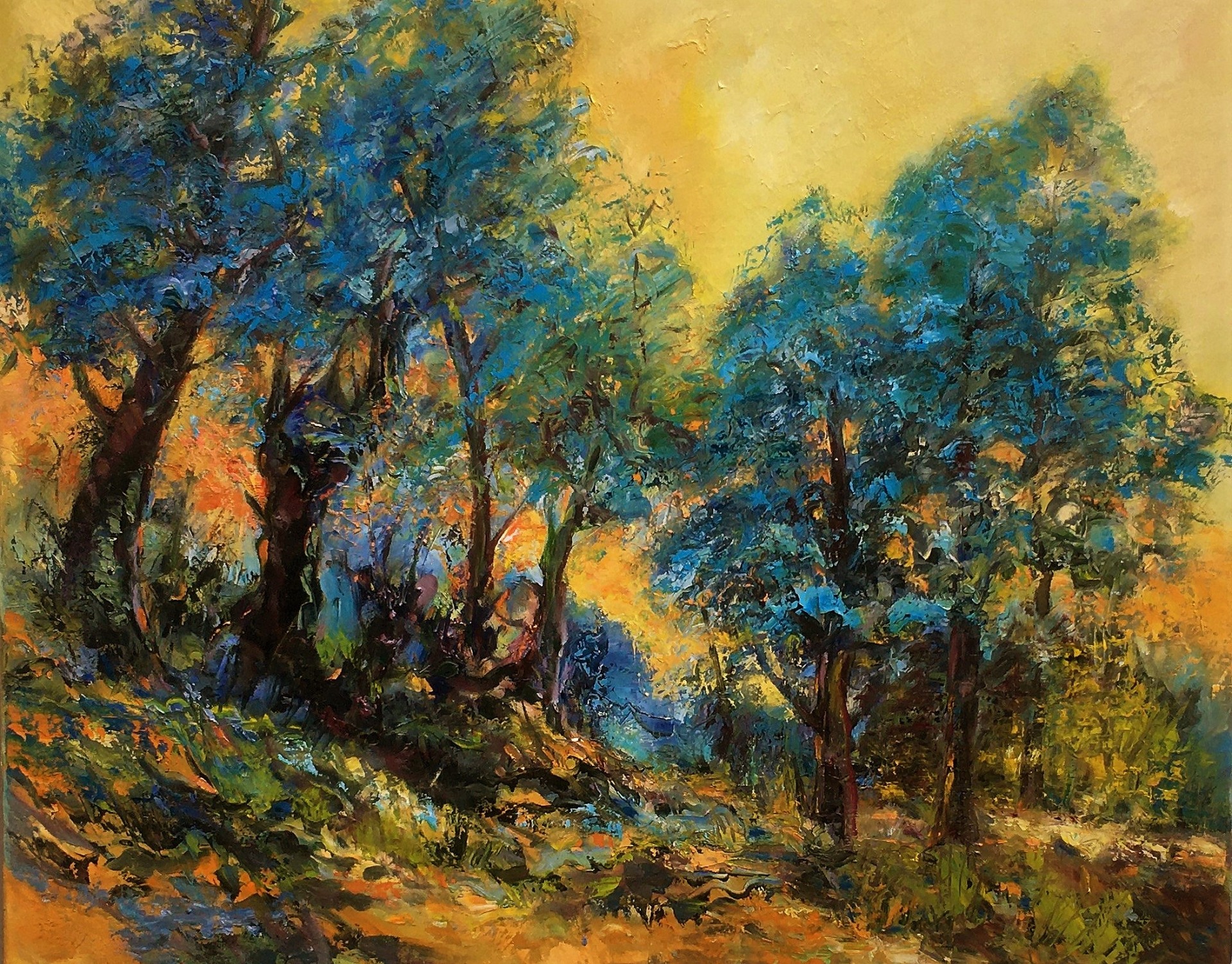 Blue dream - 80 x 100 cm  