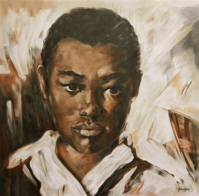 Ayikoo twi - 80 x 80 cm  