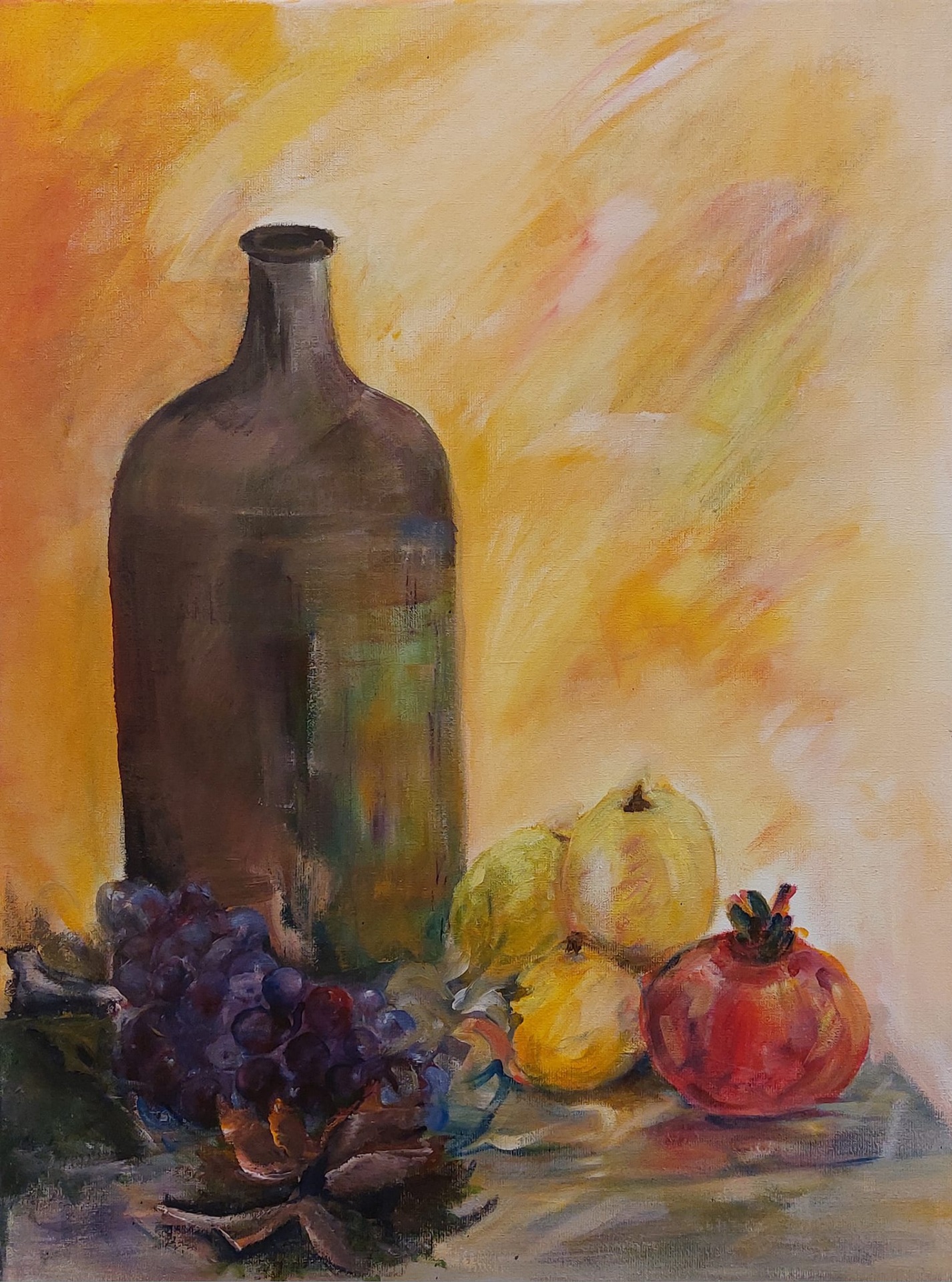 Samengesteld stilleven  80 x 60 cm 