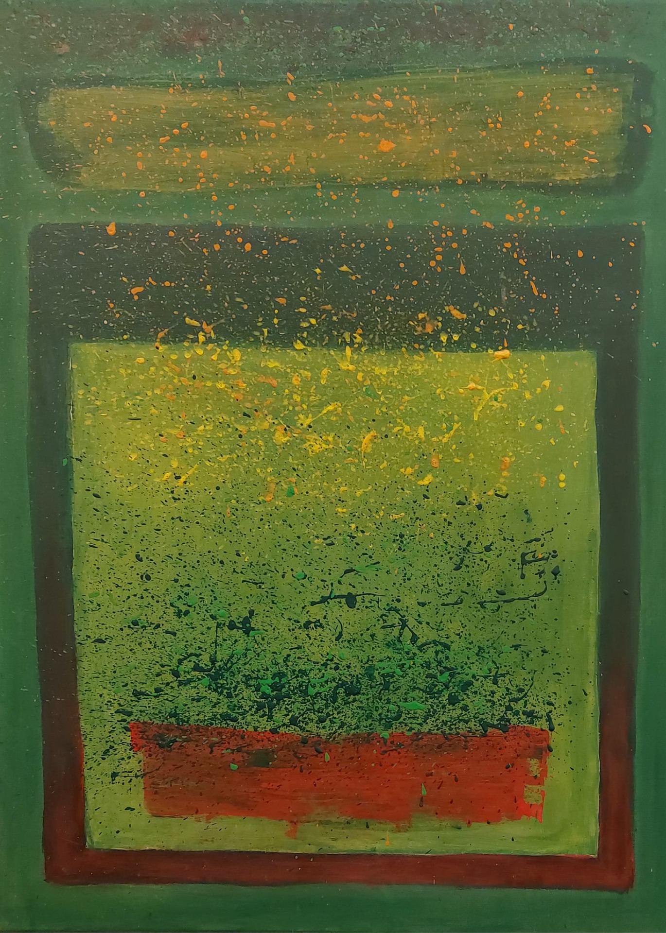 Vrij abstract 2 - 80 x 60 cm 