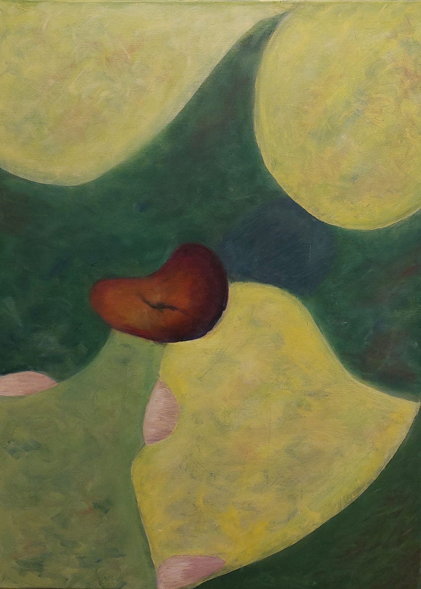 Vrij abstract - 80 x 60 cm 