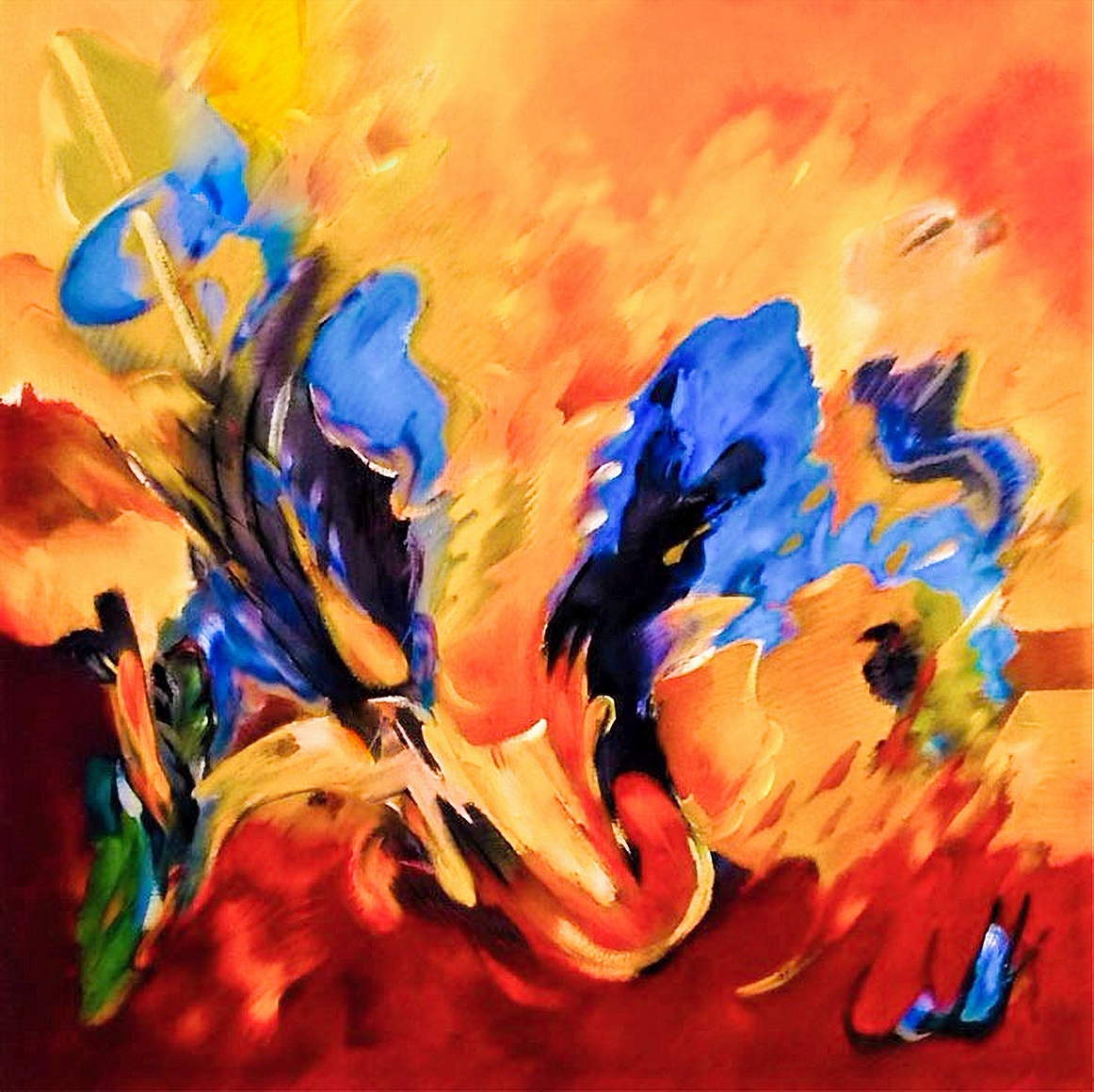 Alegria Mexicana  100 x 100 cm 