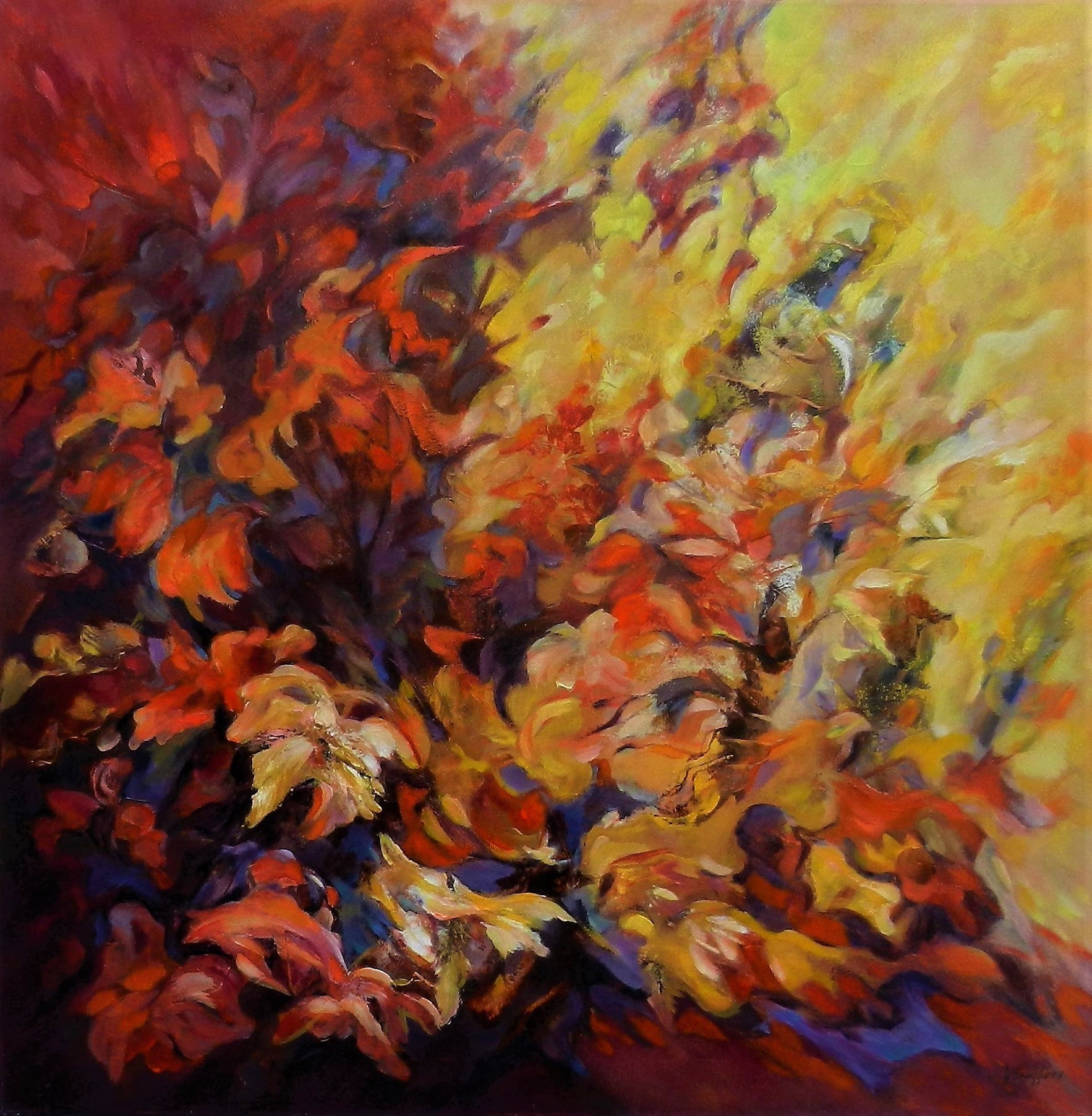 Herfst  - 80 x 80 cm 