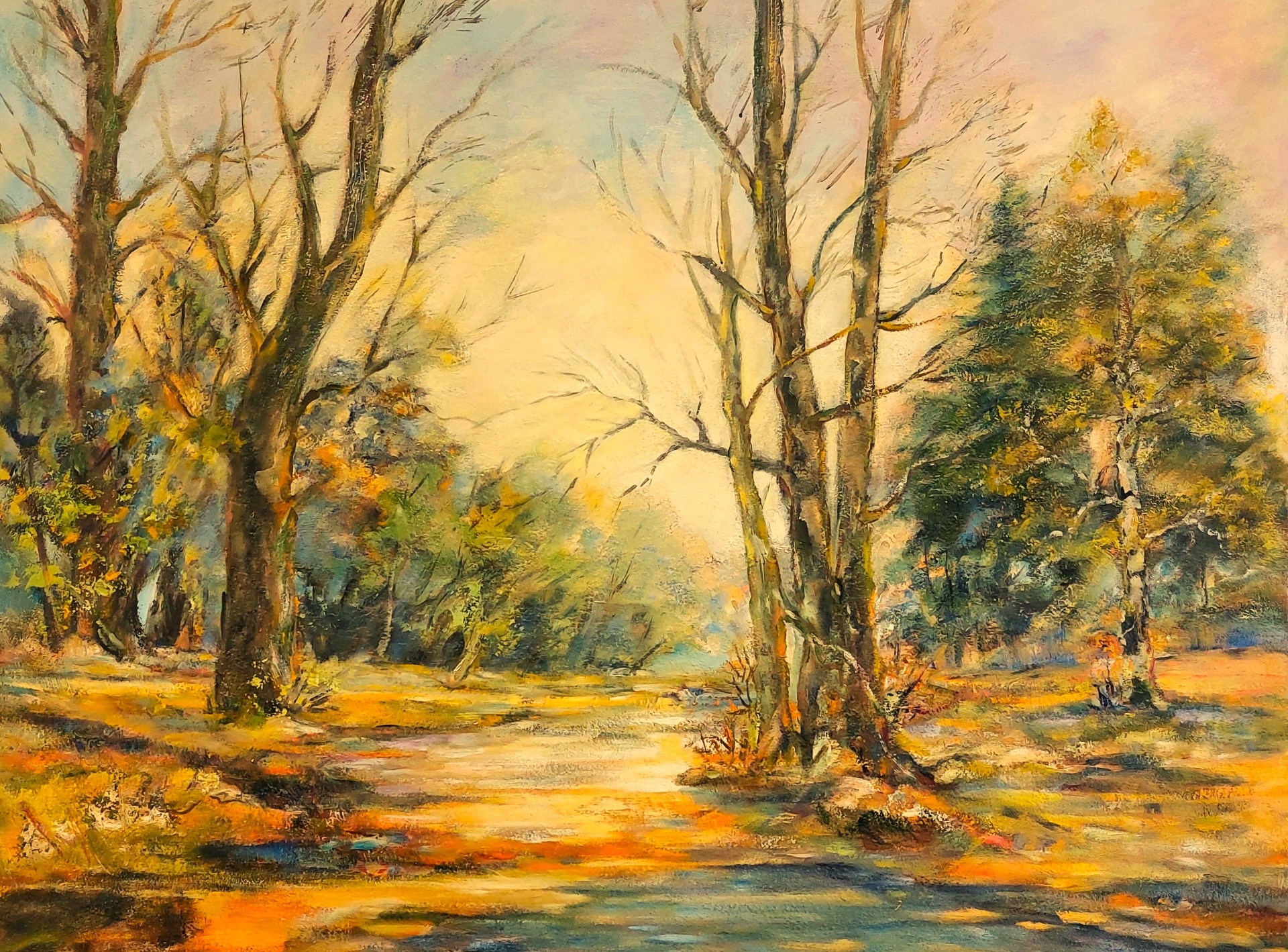 Herfstwandeling - 80 x 100 cm 