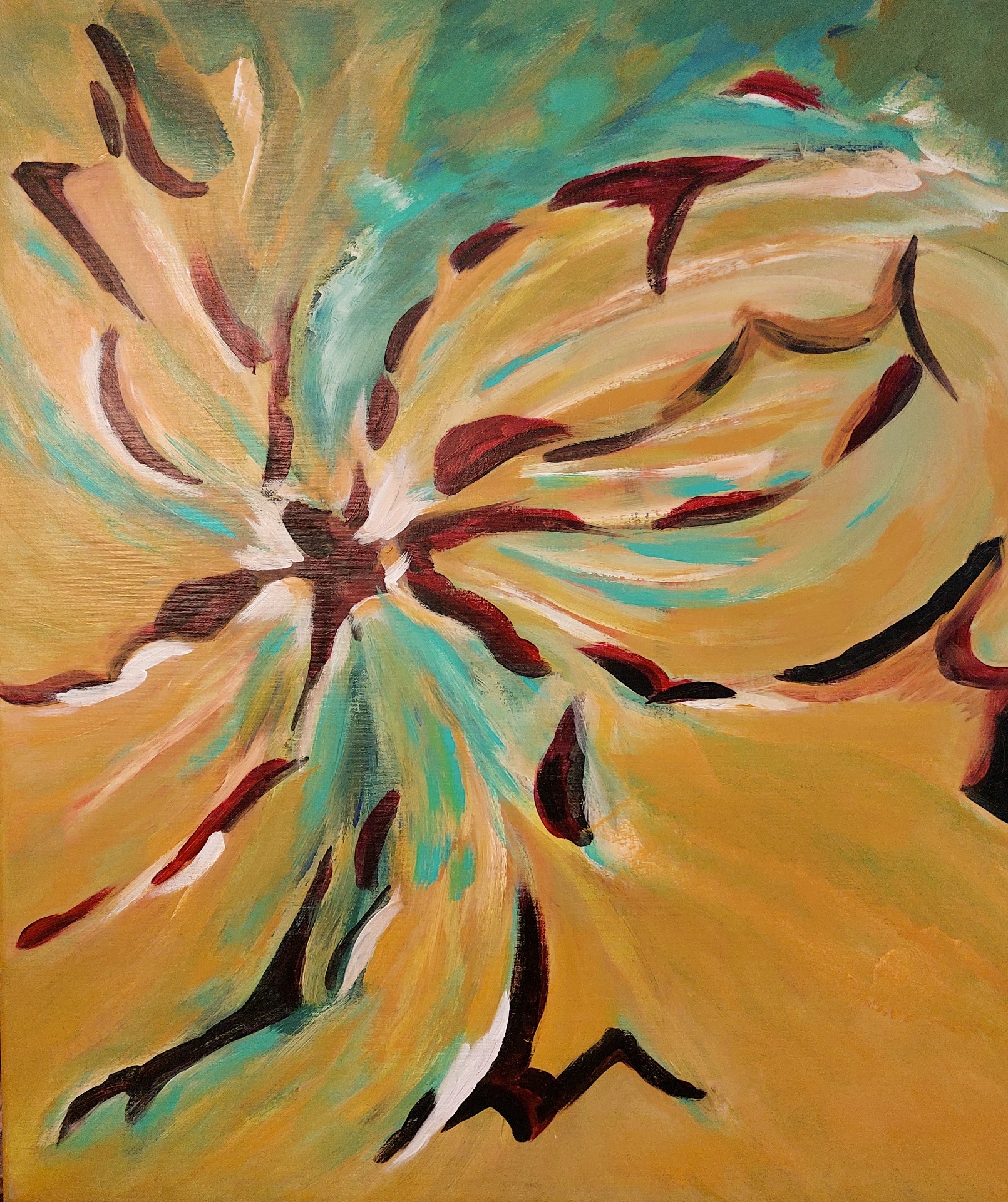 Natuur abstract AW79 - 80 x 60 cm 