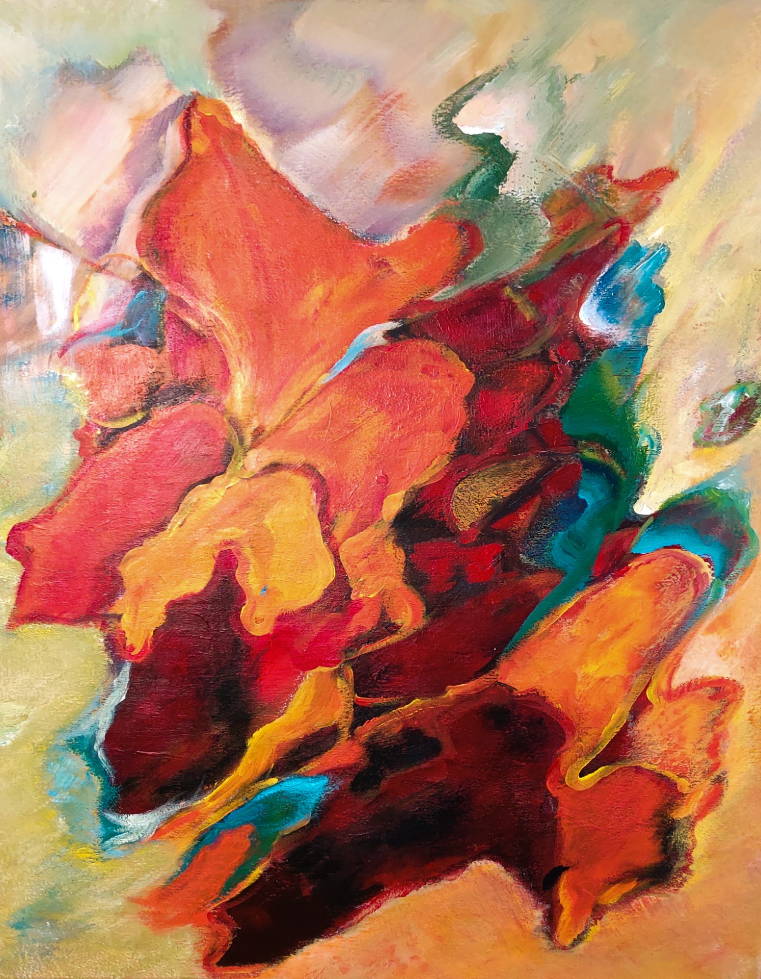 Natuur abstract AW80 - 80 x 60 cm 