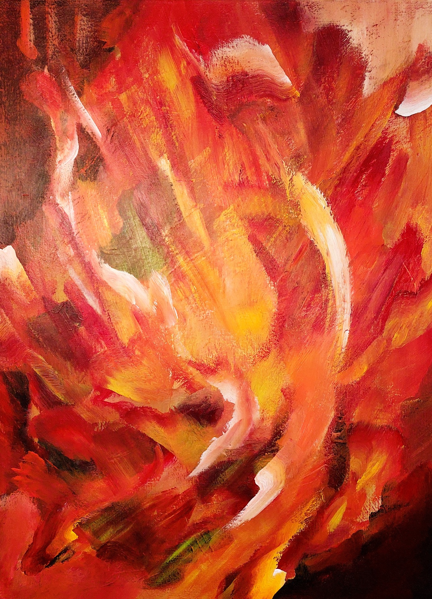 Vuurwerk AW74  -  80 x 60 cm 