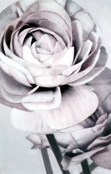 Pioenroos - 45 x 30 cm