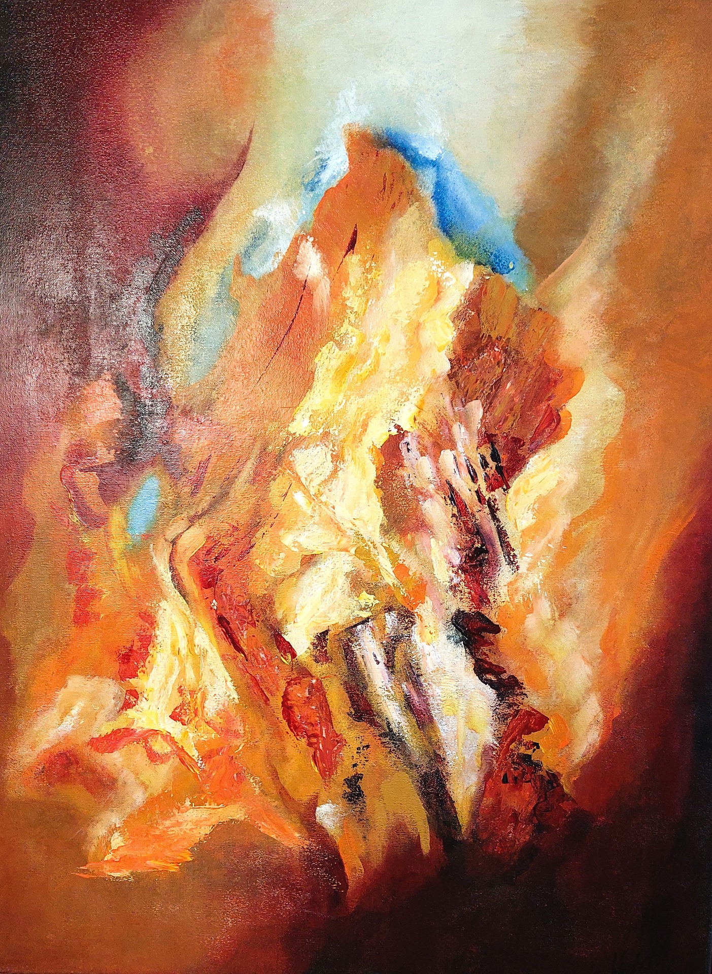 Natuur abstract AW72A - 80 x 60 cm